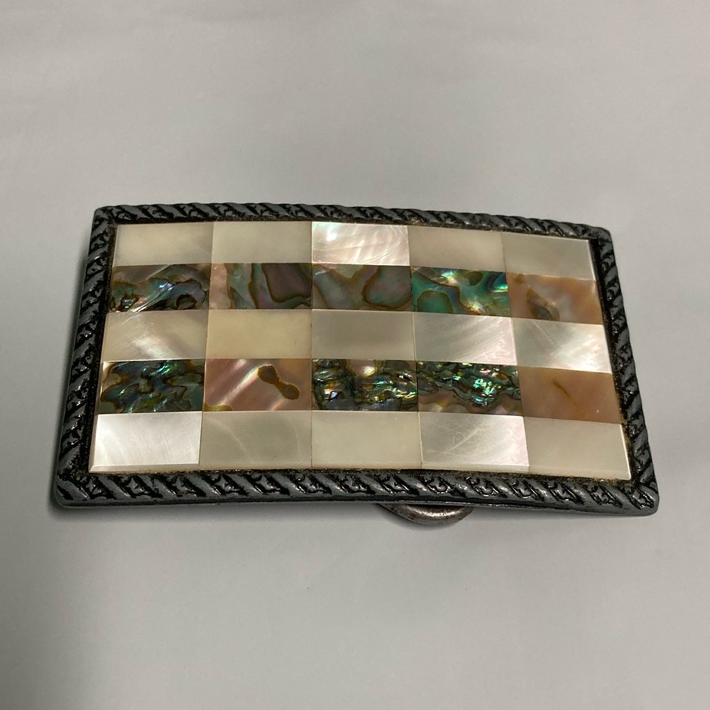 Mother of Pearl Belt Buckle